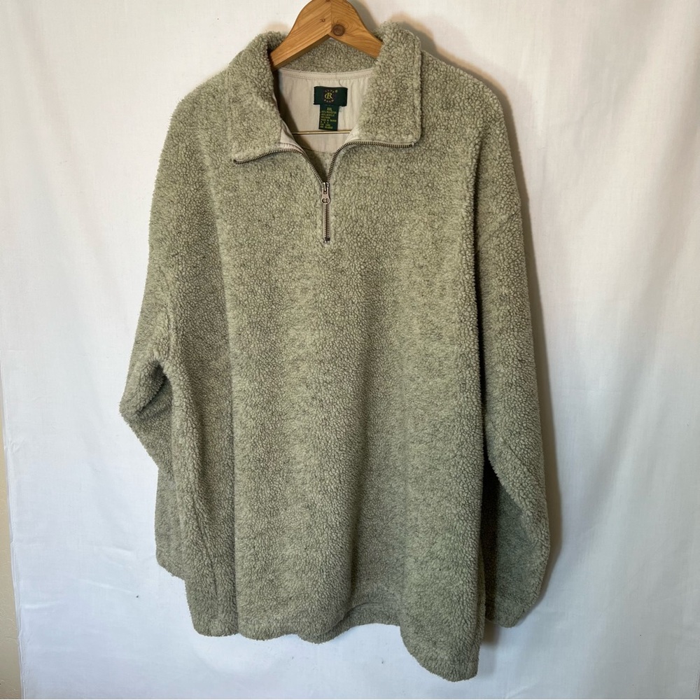 Vintage Club Room Sweater Men's XXL Pullover Long Sleeve 1/4 Zip